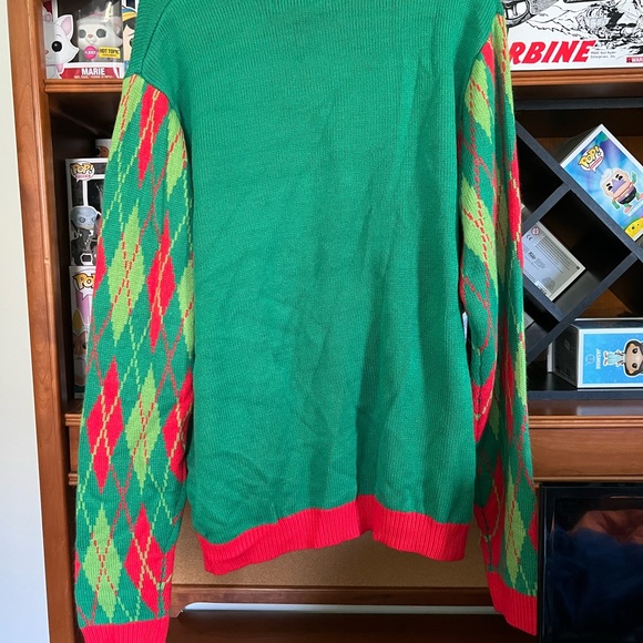 Jolly sweaters t-Rex ugly Christmas sweater - Picture 3 of 3